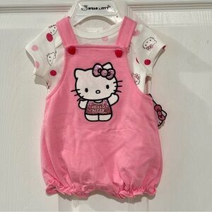 HELLO KITTY Baby SIZE 3M Pink Two Piece Set NEW With Tag